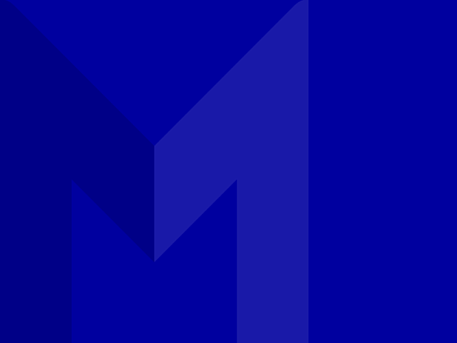 Blue Mars M logo