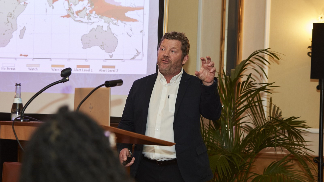 Professor David Smith, Mars Chief Marine Scientist speaking at Lindau