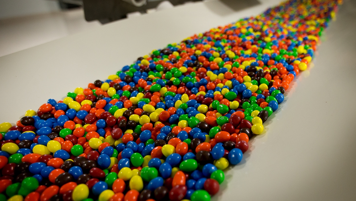 M&M'S® being produced at a Mars Confectionery Factory in Topeka, Kansas