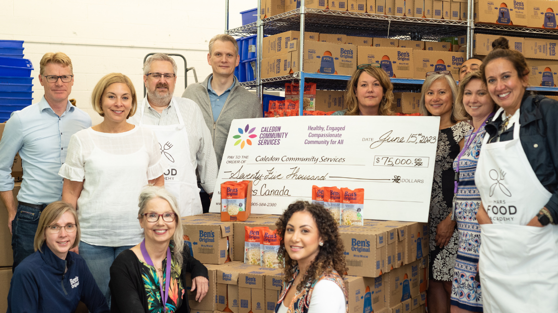 Mars Canada pledges $75,000 to Caledon Community Services
