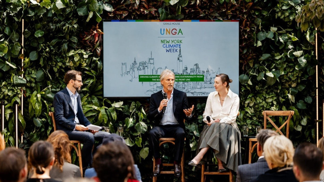 A panel at UNGA Climate Week