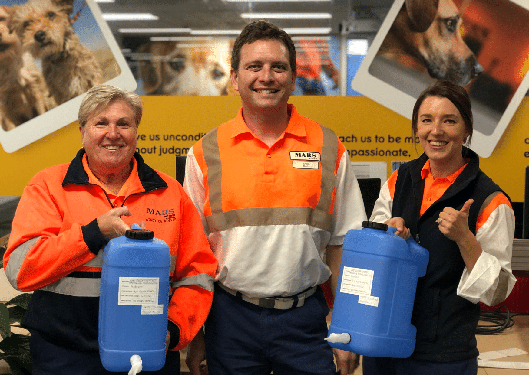 Our Petcare Associates lend a helping hand