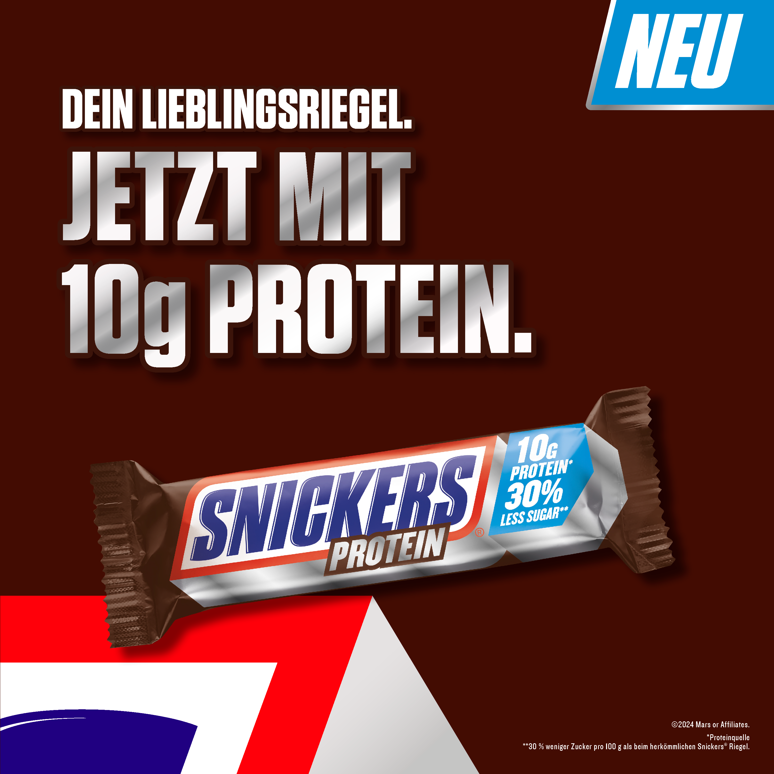 Snickers Protein Key Visual German