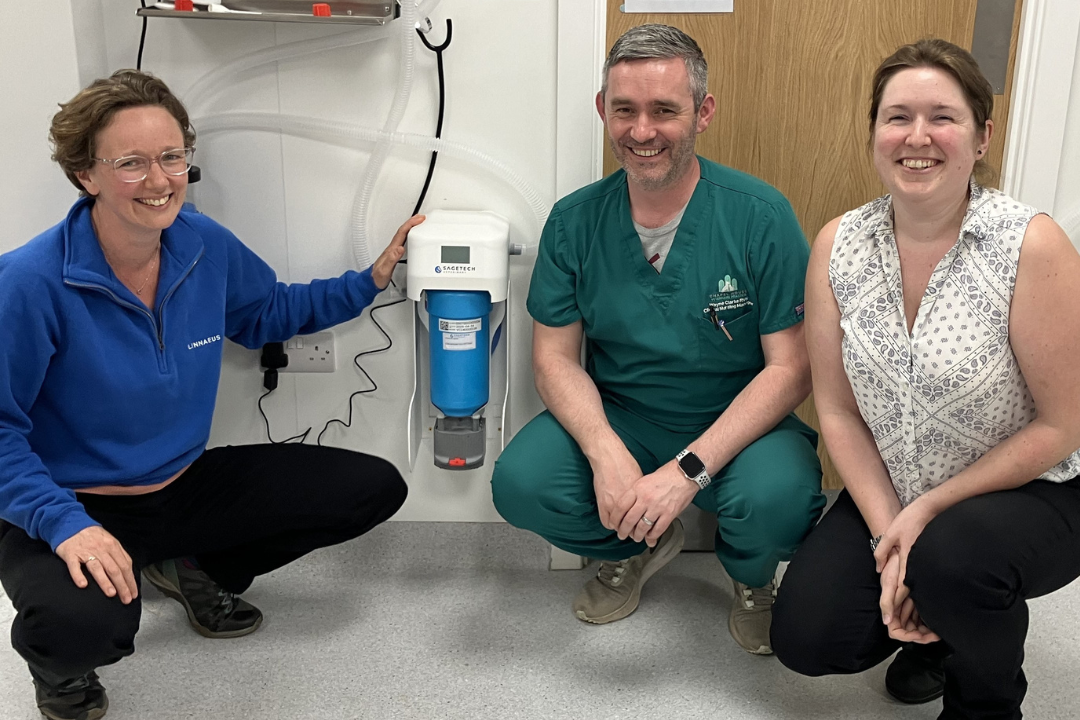 Dr. West with colleagues