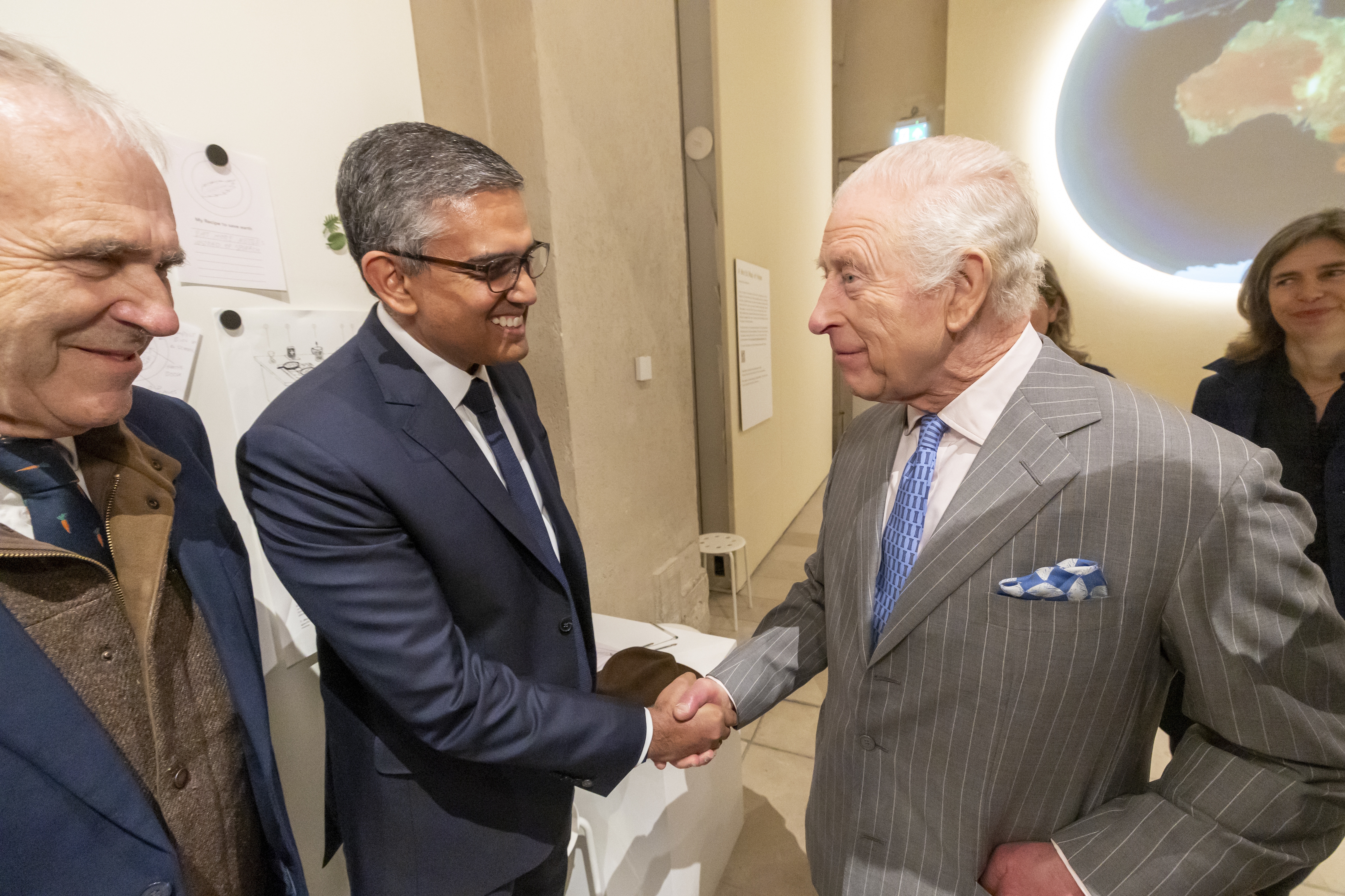 Ikdeep Singh and King Charles III 