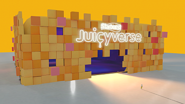 A structure made out of Starburst pieces in the Starburst Juicyverse