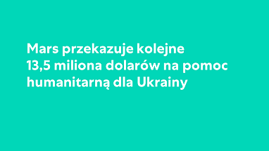 Mars Marsprzekazuje13mln