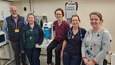 Mars Veterinary Health Associate Dr. Ellie West with colleagues