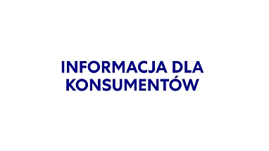 Informacja dla konsumentów