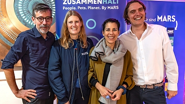 Zusammen Halt Pressefoto