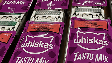 Whiskas packaging