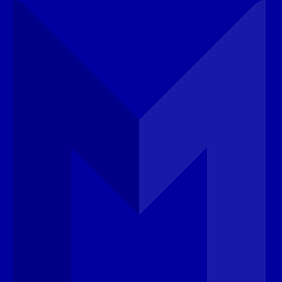 m logo blue