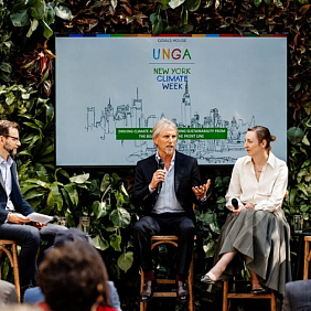 A panel at UNGA Climate Week