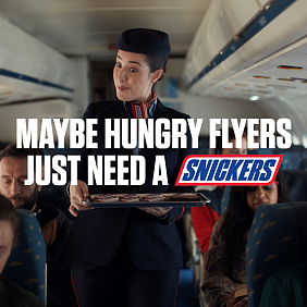 Still from Snickers Hungry Travelers campaign