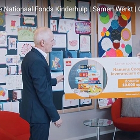 Mars steunt Nationaal Fonds Kinderhulp samen met Coop via BE-KIND